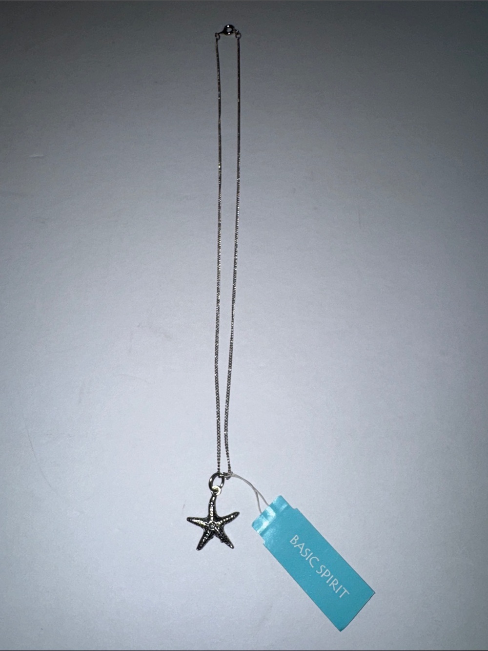 Sterling Silver Starfish Pendant Necklace